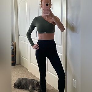 NWT SET Active one shoulder top 🔥